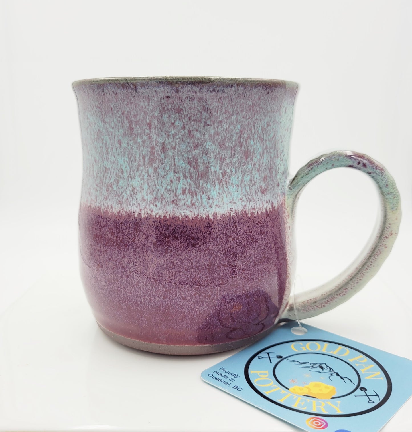 Handmade Pottery Mug, Floral Bouquet