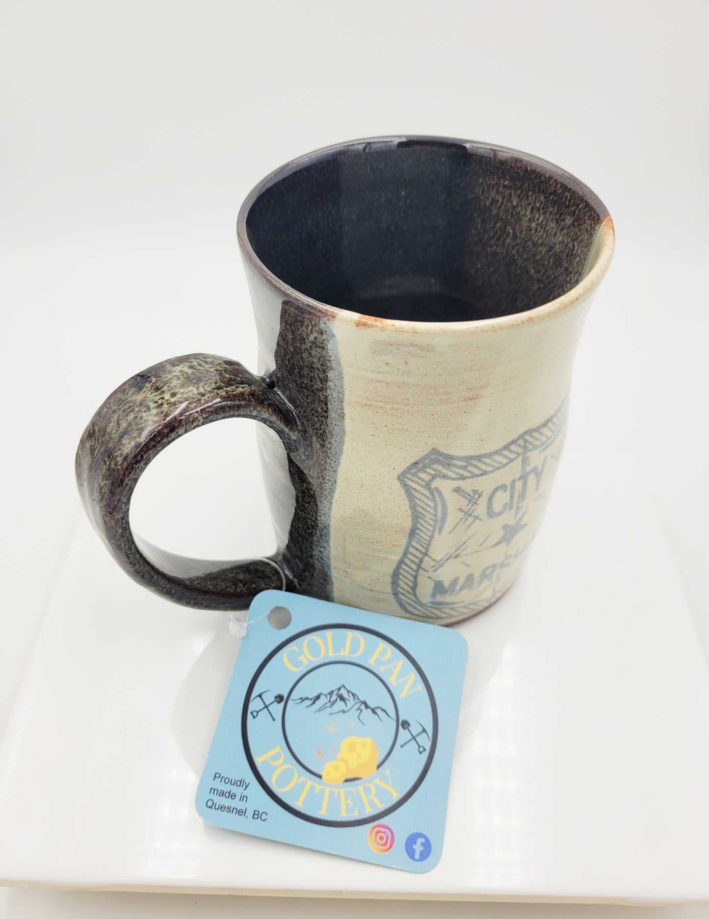 Handmade Pottery Mug, City Marshal