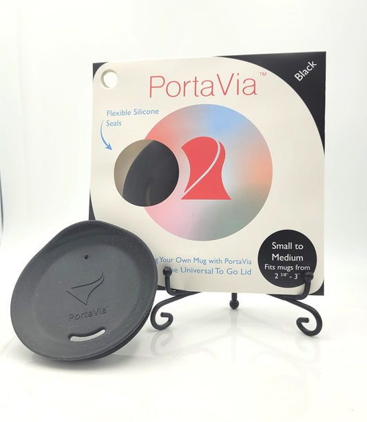 PortaVia Reusable Coffee Cup Silicone Lid (Small to Medium)