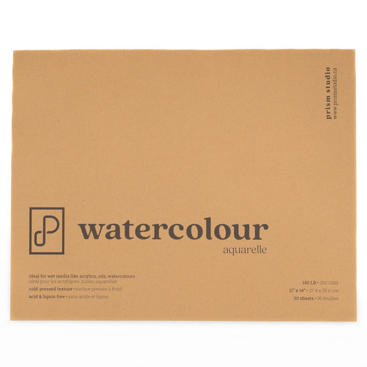 Watercolour Pad, 11" x 14" - Cold Pressed 140lb (Glue Bound)