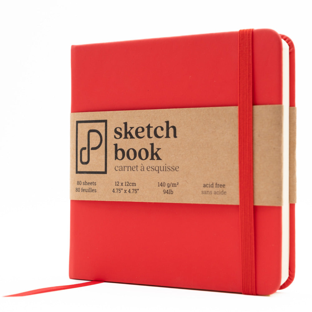 Sketch Book, 12cm x 12cm - Fiesta Red