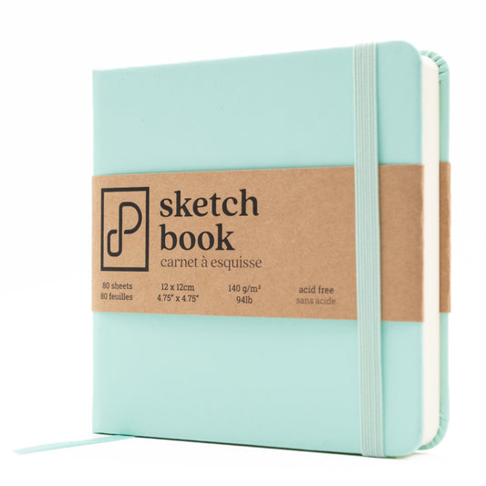 Sketch Book, 12cm x 12cm - Seafoam Green