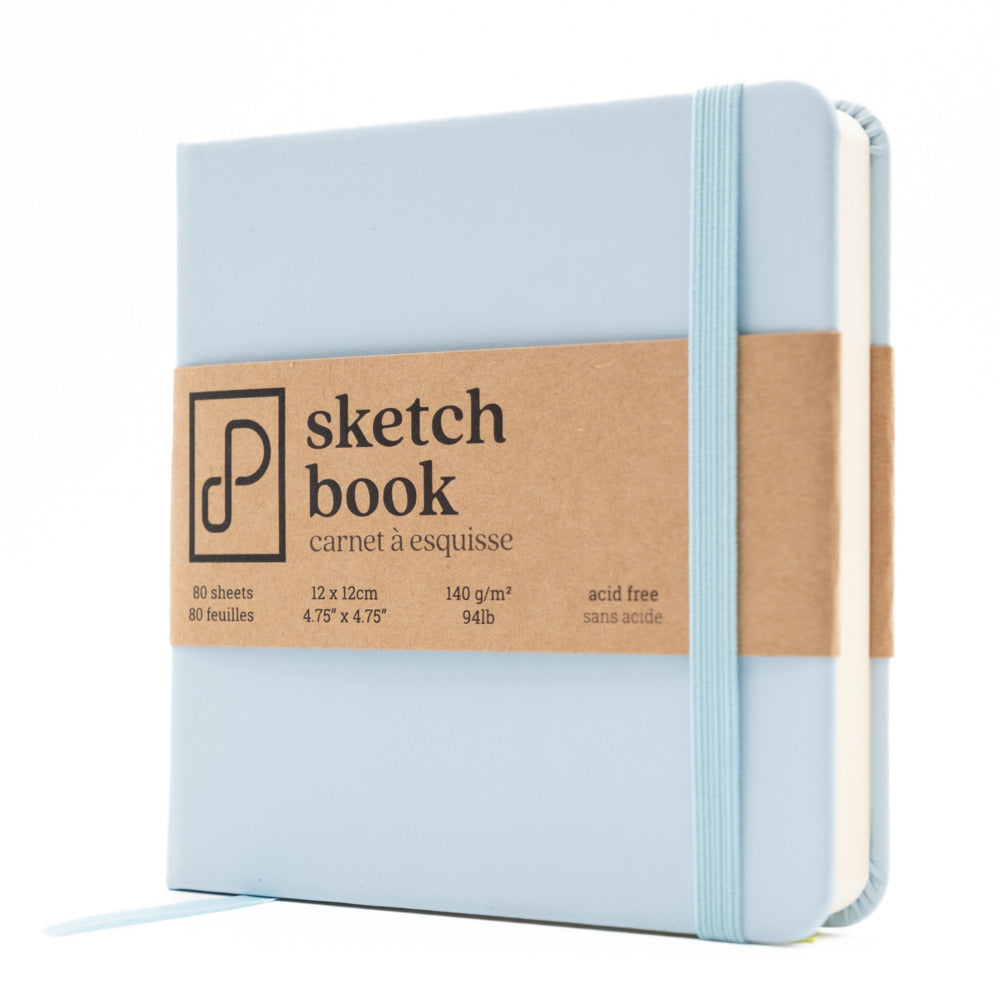 Sketch Book, 12cm x 12cm - Daphne Blue