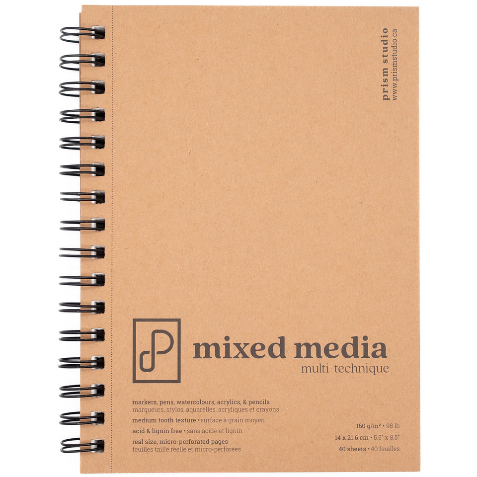 Mixed Media Pad, 5.5" x 8.5"