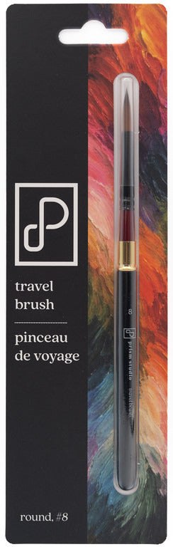 Travel Brush, Round, 8