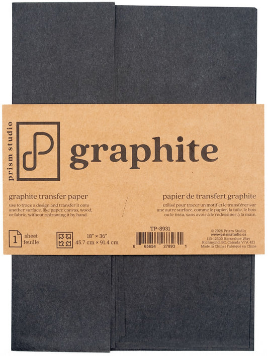 Graphite Transfer Paper, 18" x 36", (1 sheet)