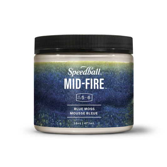 Mid-Fire Glaze, 16oz - Blue Moss