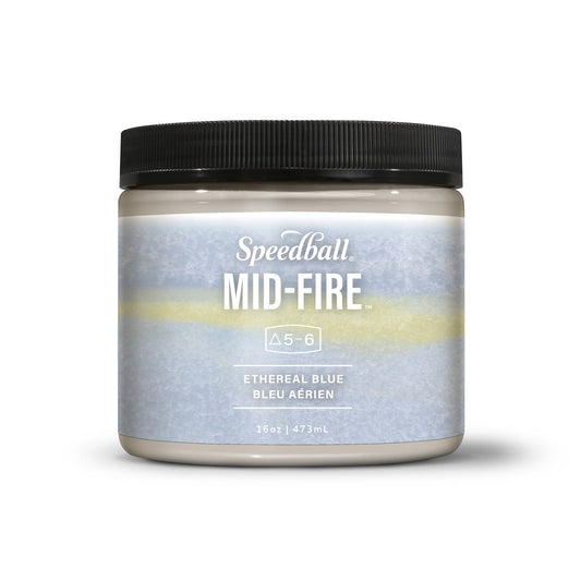 Mid-Fire Glaze, 16oz - Ethereal Blue